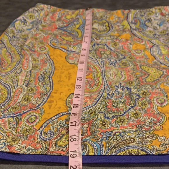 For Cynthia Multicolor Paisley Mini Skirt - Picture 5 of 5